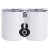 10 oz. White Stainless Steel Short Tumbler Thumbnail