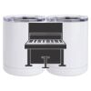 10 oz. White Stainless Steel Short Tumbler Thumbnail