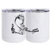 10 oz. White Stainless Steel Short Tumbler Thumbnail