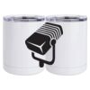 10 oz. White Stainless Steel Short Tumbler Thumbnail