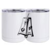 10 oz. White Stainless Steel Short Tumbler Thumbnail