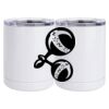 10 oz. White Stainless Steel Short Tumbler Thumbnail