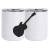 10 oz. White Stainless Steel Short Tumbler Thumbnail