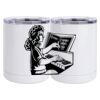 10 oz. White Stainless Steel Short Tumbler Thumbnail