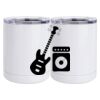 10 oz. White Stainless Steel Short Tumbler Thumbnail