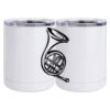 10 oz. White Stainless Steel Short Tumbler Thumbnail