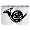 10 oz. White Stainless Steel Short Tumbler Thumbnail