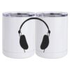 10 oz. White Stainless Steel Short Tumbler Thumbnail