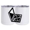 10 oz. White Stainless Steel Short Tumbler Thumbnail