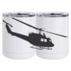 10 oz. White Stainless Steel Short Tumbler Thumbnail