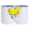 10 oz. White Stainless Steel Short Tumbler Thumbnail