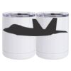 10 oz. White Stainless Steel Short Tumbler Thumbnail
