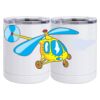10 oz. White Stainless Steel Short Tumbler Thumbnail