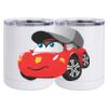 10 oz. White Stainless Steel Short Tumbler Thumbnail