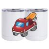 10 oz. White Stainless Steel Short Tumbler Thumbnail