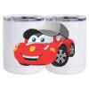 10 oz. White Stainless Steel Short Tumbler Thumbnail