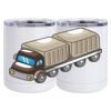 10 oz. White Stainless Steel Short Tumbler Thumbnail