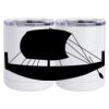 10 oz. White Stainless Steel Short Tumbler Thumbnail
