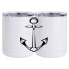 10 oz. White Stainless Steel Short Tumbler Thumbnail