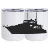 10 oz. White Stainless Steel Short Tumbler Thumbnail