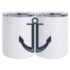 10 oz. White Stainless Steel Short Tumbler Thumbnail