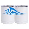 10 oz. White Stainless Steel Short Tumbler Thumbnail