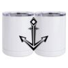 10 oz. White Stainless Steel Short Tumbler Thumbnail