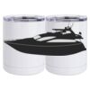 10 oz. White Stainless Steel Short Tumbler Thumbnail