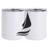 10 oz. White Stainless Steel Short Tumbler Thumbnail