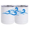 10 oz. White Stainless Steel Short Tumbler Thumbnail