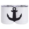 10 oz. White Stainless Steel Short Tumbler Thumbnail