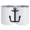 10 oz. White Stainless Steel Short Tumbler Thumbnail