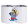 10 oz. White Stainless Steel Short Tumbler Thumbnail