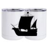 10 oz. White Stainless Steel Short Tumbler Thumbnail