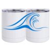 10 oz. White Stainless Steel Short Tumbler Thumbnail
