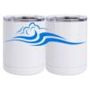 10 oz. White Stainless Steel Short Tumbler Thumbnail