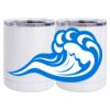 10 oz. White Stainless Steel Short Tumbler Thumbnail