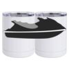 10 oz. White Stainless Steel Short Tumbler Thumbnail