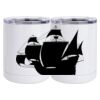 10 oz. White Stainless Steel Short Tumbler Thumbnail
