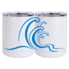 10 oz. White Stainless Steel Short Tumbler Thumbnail