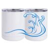10 oz. White Stainless Steel Short Tumbler Thumbnail