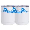 10 oz. White Stainless Steel Short Tumbler Thumbnail