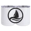 10 oz. White Stainless Steel Short Tumbler Thumbnail