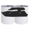 10 oz. White Stainless Steel Short Tumbler Thumbnail