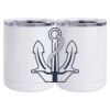 10 oz. White Stainless Steel Short Tumbler Thumbnail