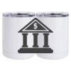 10 oz. White Stainless Steel Short Tumbler Thumbnail