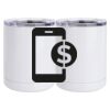 10 oz. White Stainless Steel Short Tumbler Thumbnail