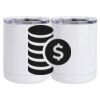 10 oz. White Stainless Steel Short Tumbler Thumbnail