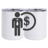 10 oz. White Stainless Steel Short Tumbler Thumbnail