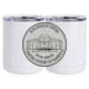 10 oz. White Stainless Steel Short Tumbler Thumbnail